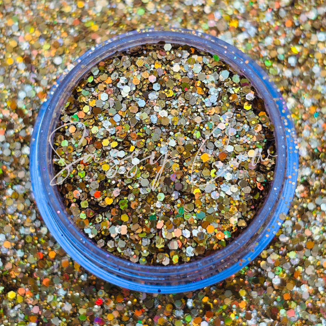 GOLD DIGGER - Mini Chunky Holographic Mixed Glitter