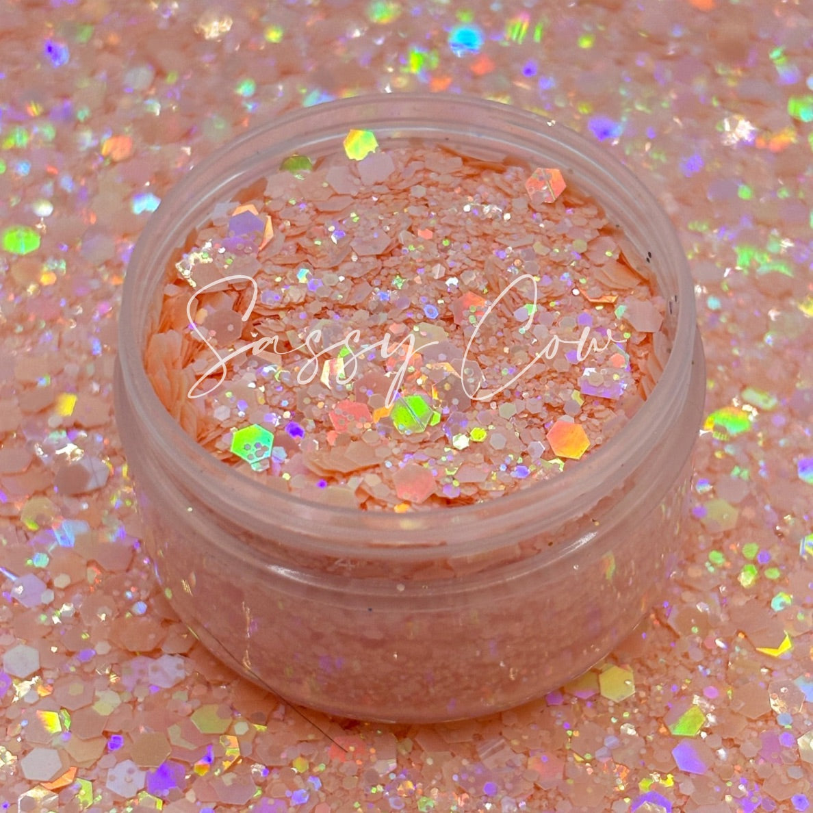 APRICOT - Chunky Holographic Mixed Glitter