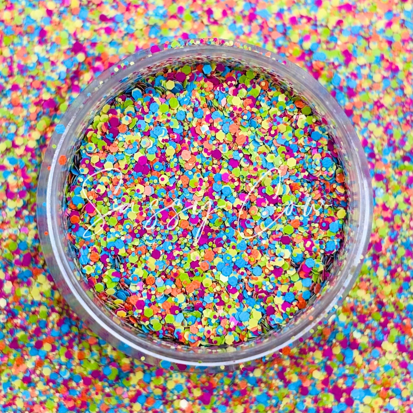 SAVED BY THE BELL - Matte Custom Mini Chunky Mixed Glitter