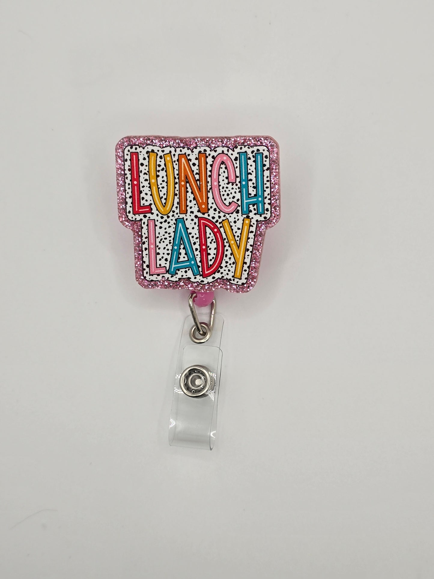 Lunch Lady Badge Reel