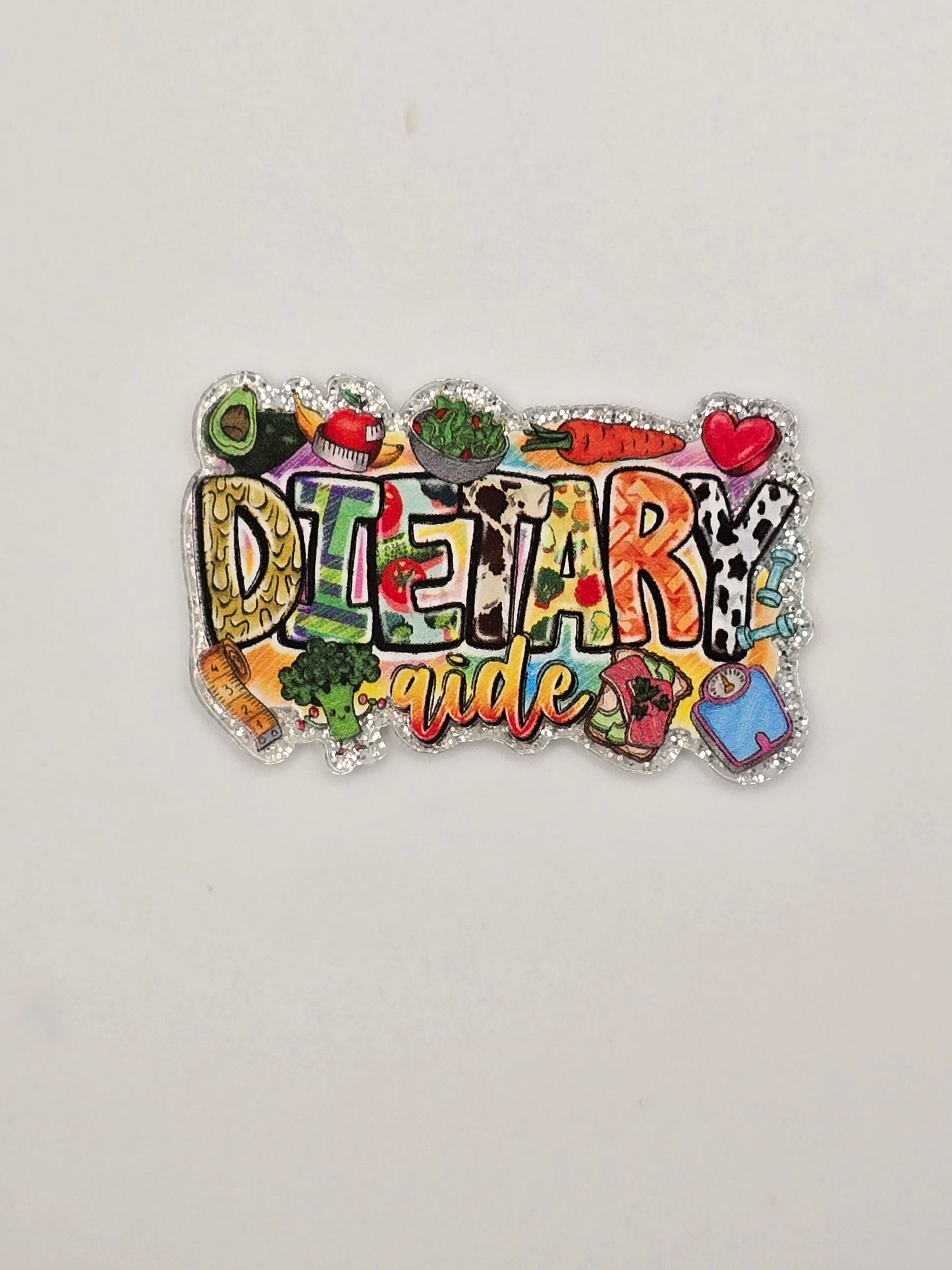 Dietary Aide Acrylic Flatback