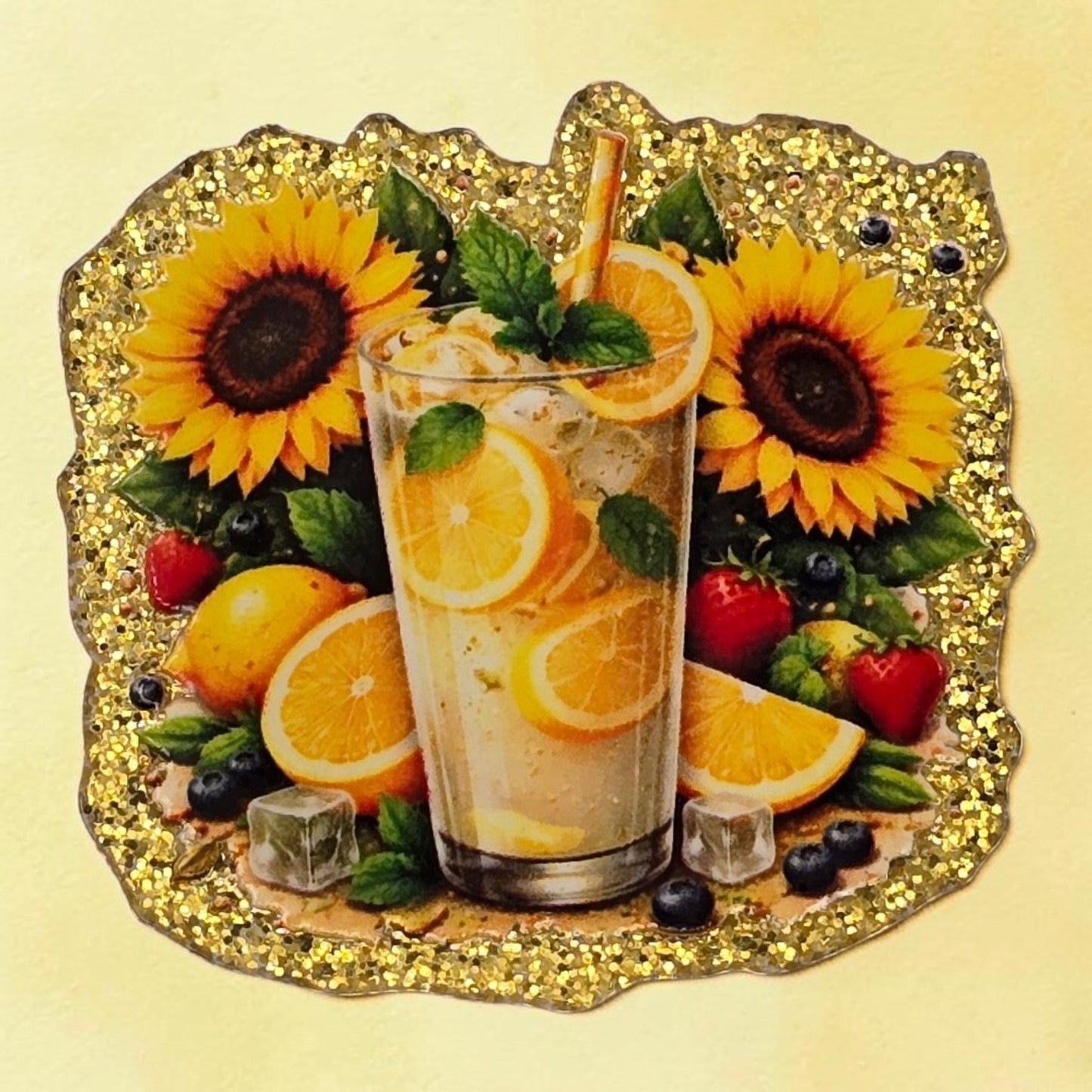 Lemonade Drink Acrylic Flatback