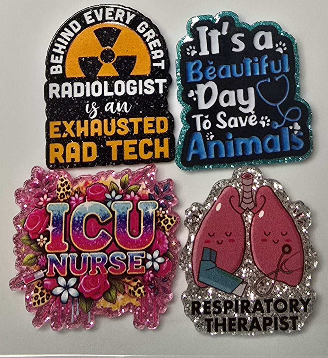 Live Claim Acrylic Flatbacks
