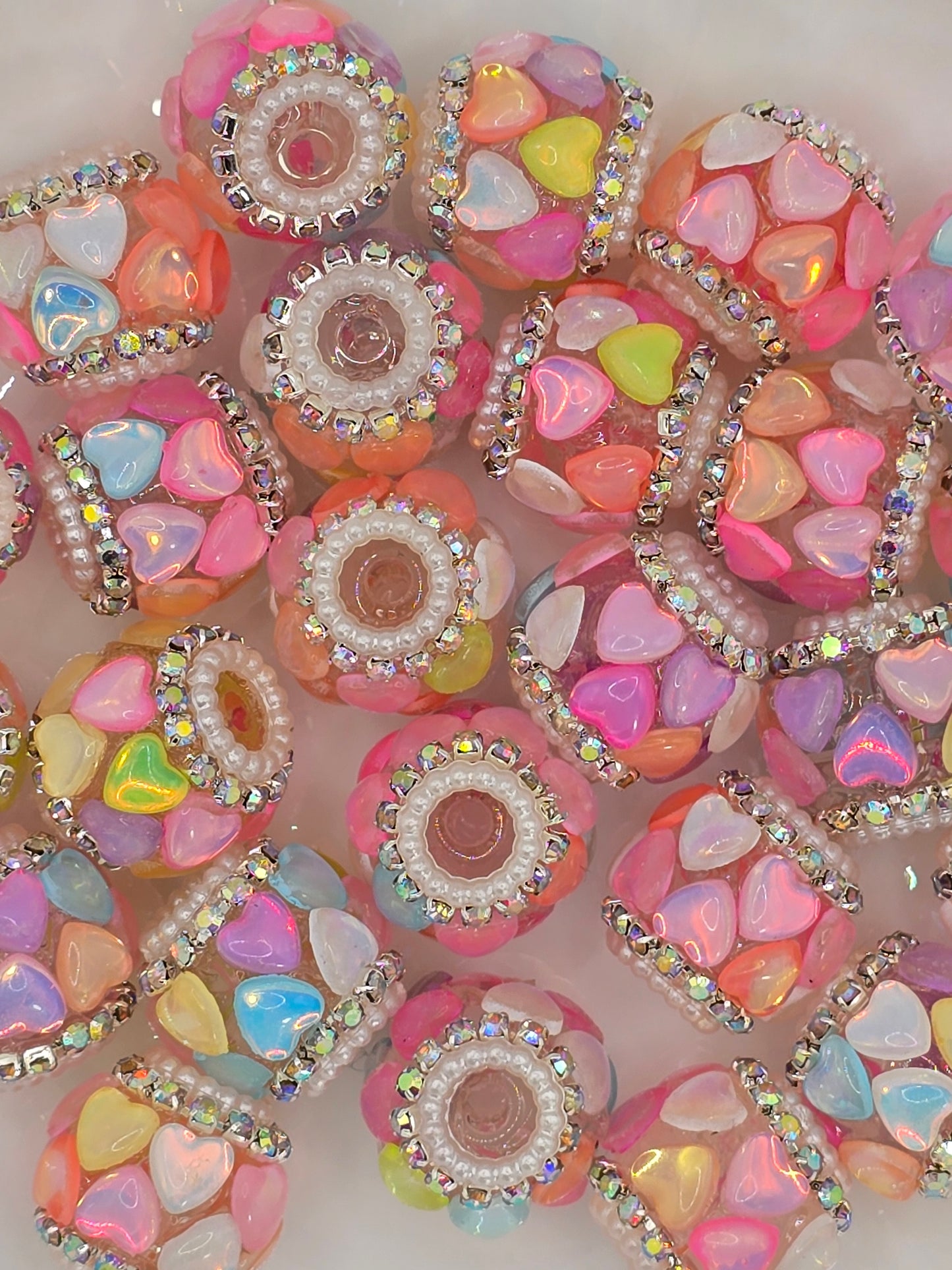 Fancy Heart Bead Mix