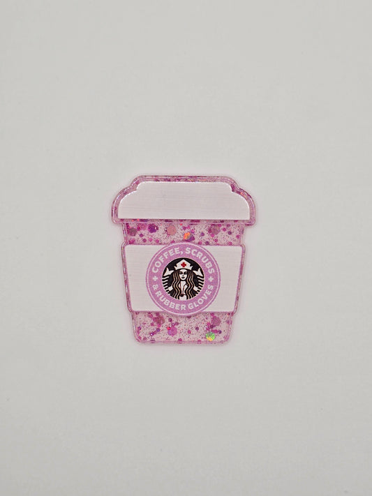 Coffee, Scrub, Rubber Gloves-Pink
