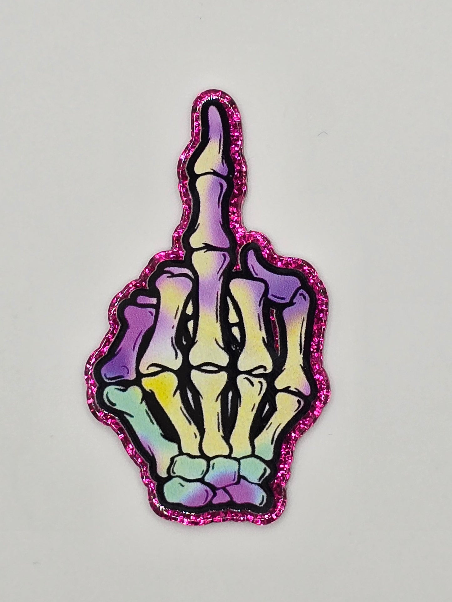 Skeleton Middle Finger
