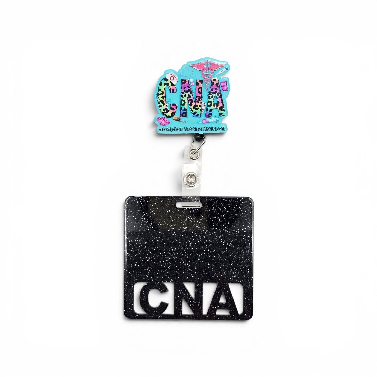 CNA Badge Reel with Square Badge Buddy