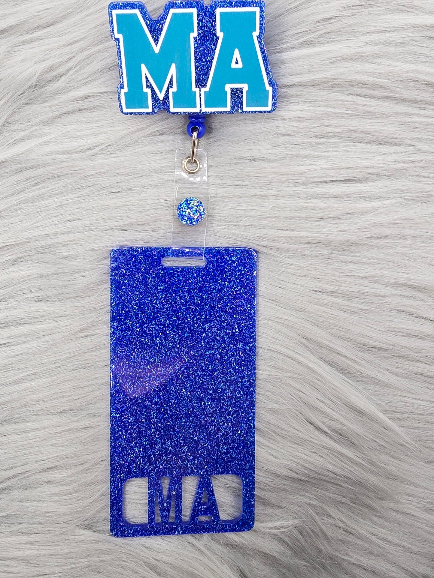 Medical Assistant Badge Reel with Badge Buddy