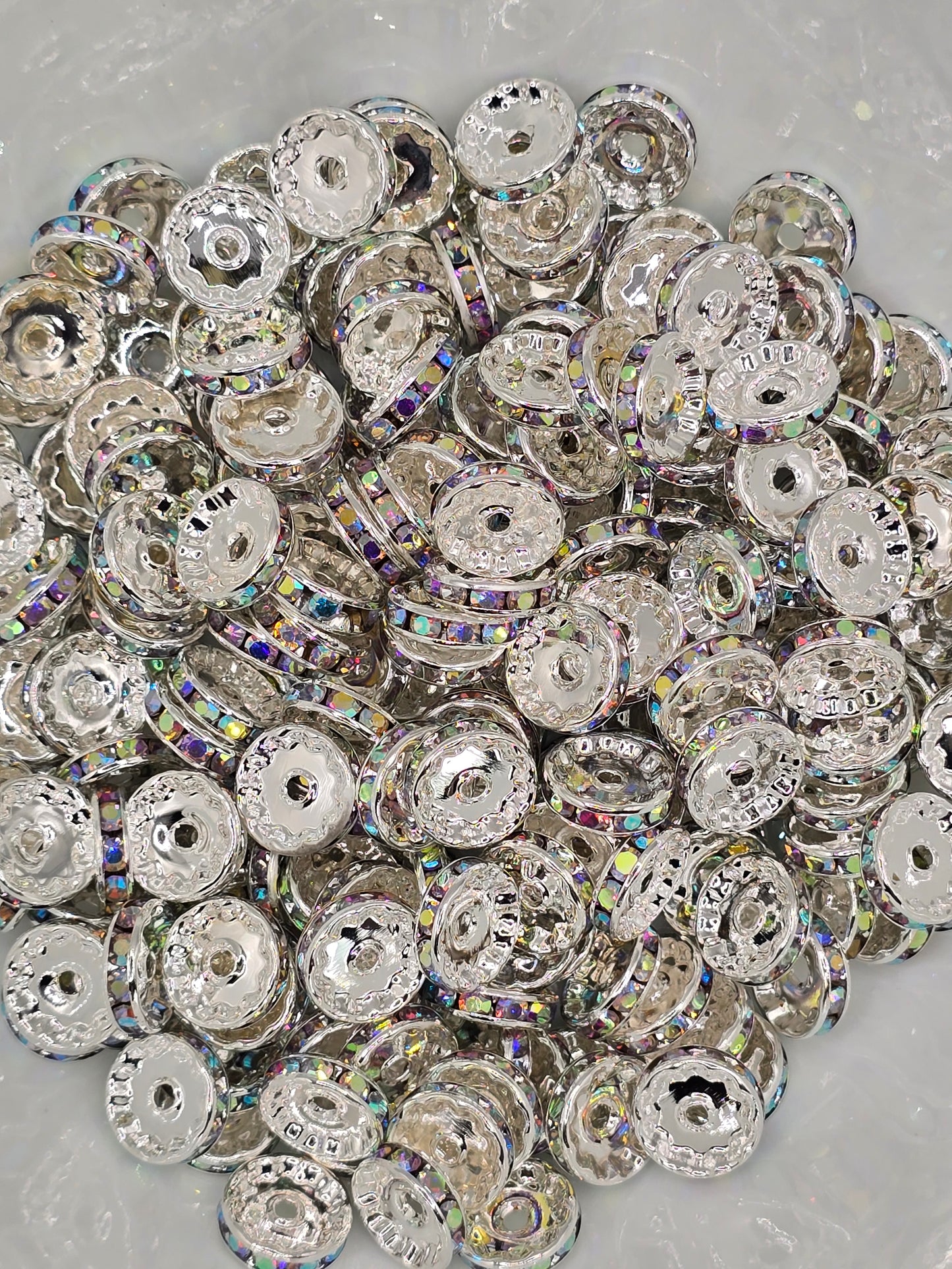 12mm Clear AB Spacer (50ct)