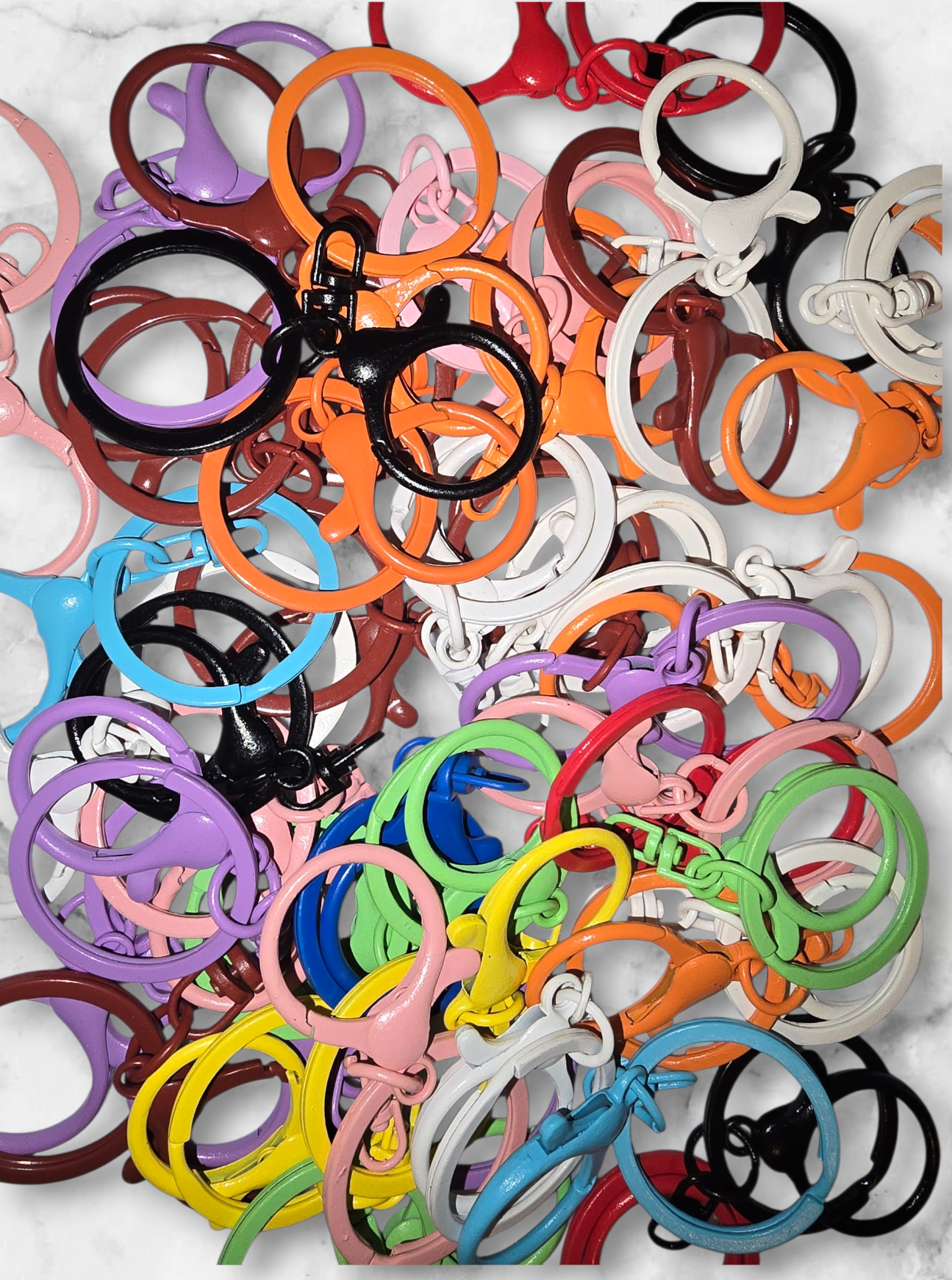 Colored Keychain with Clasp