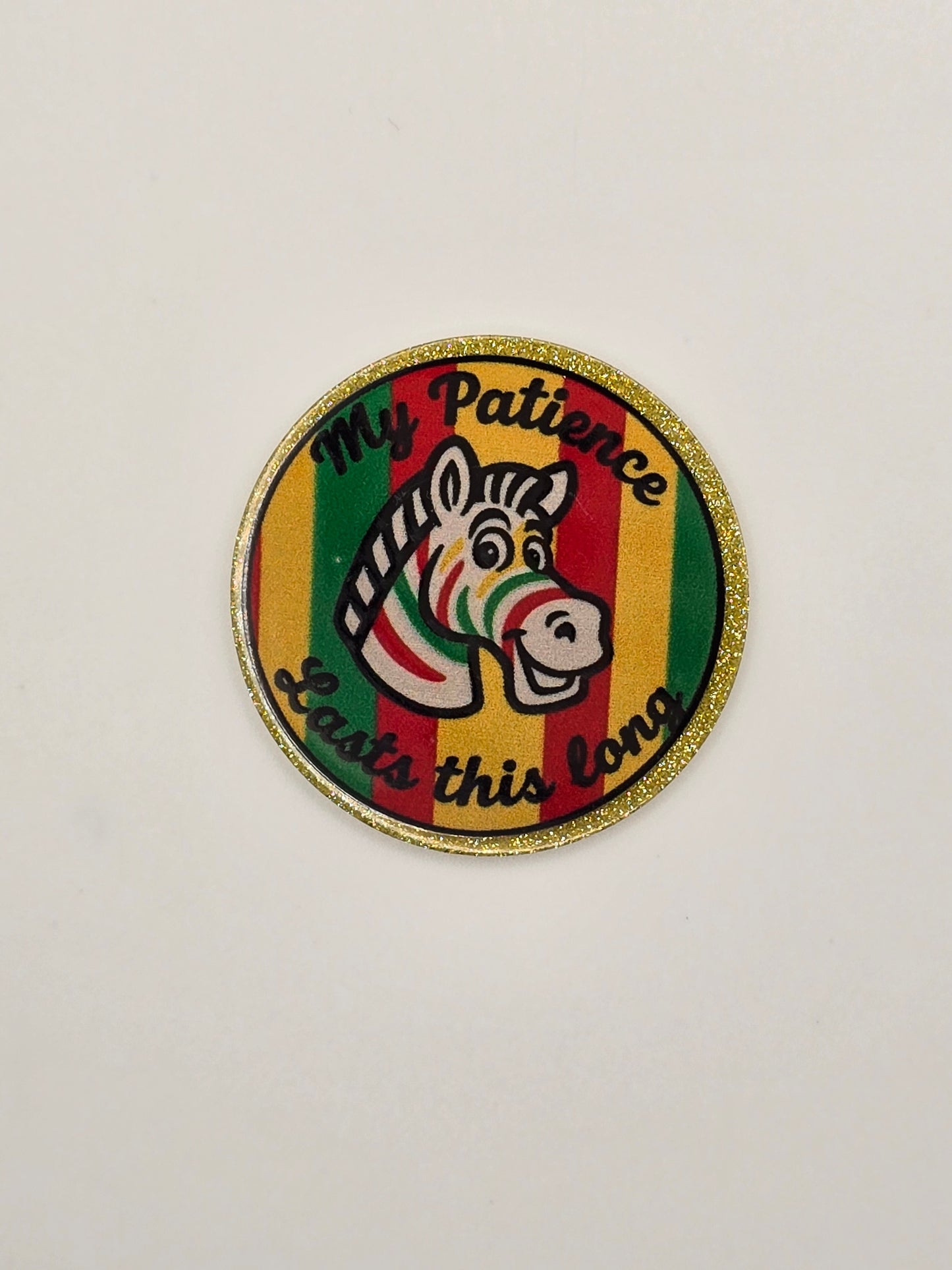 My Patience Last This Long Acrylic Flatback