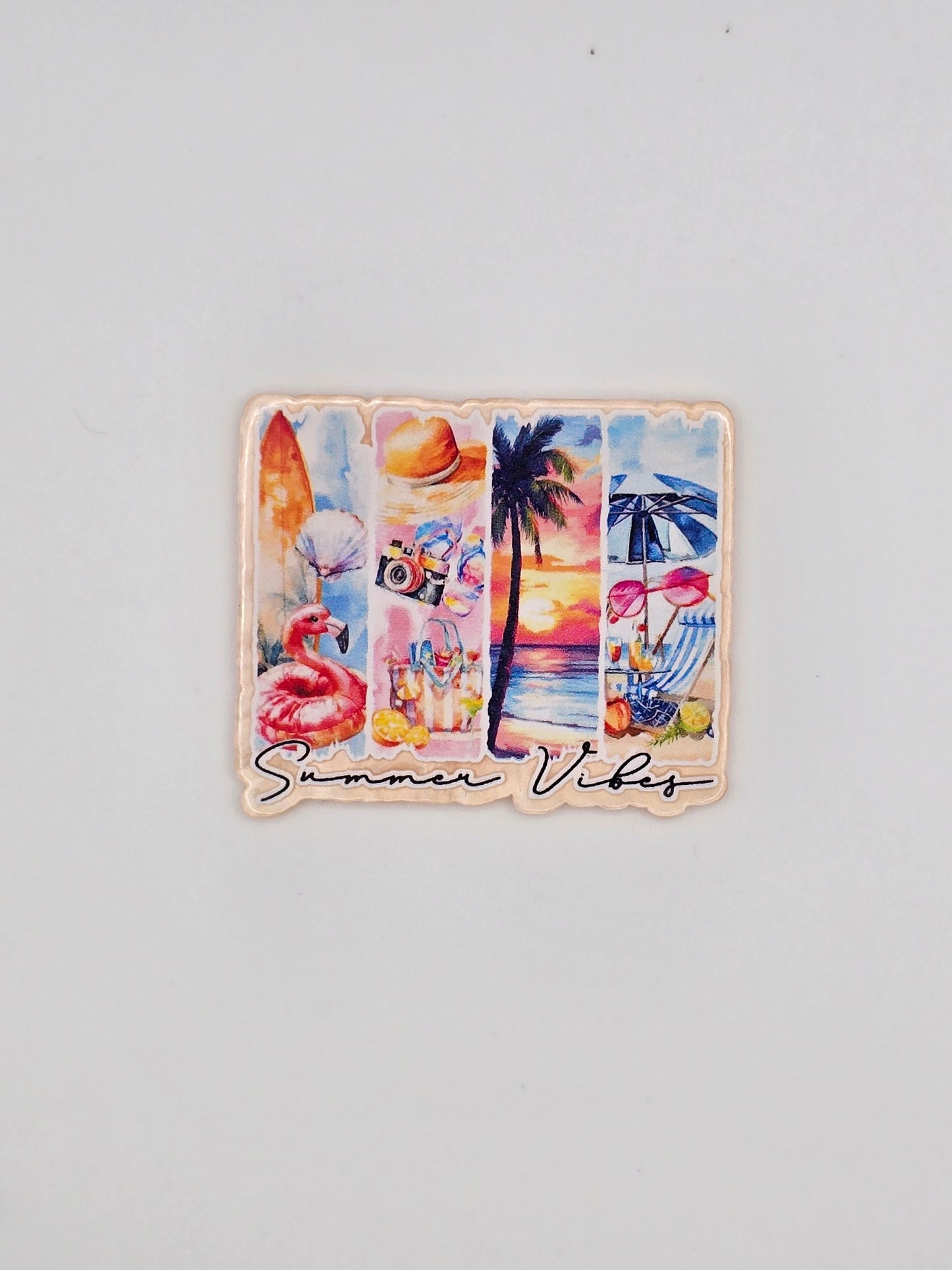 Summer Vibes Acrylic Flatback