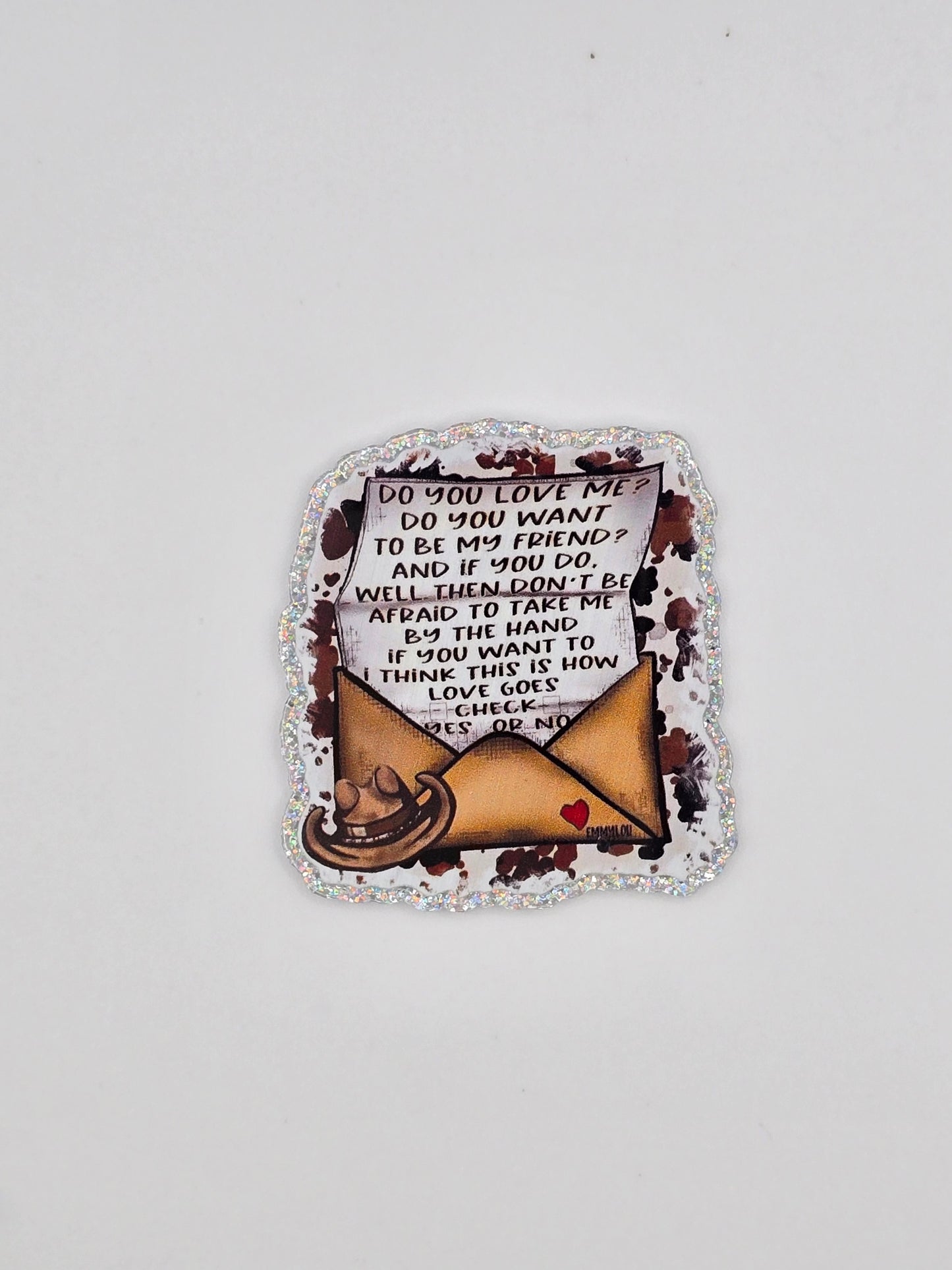 Check Yes Or No Acrylic Flatback