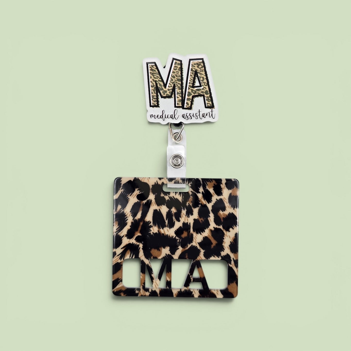 MA Badge Reel with Square Badge Buddy