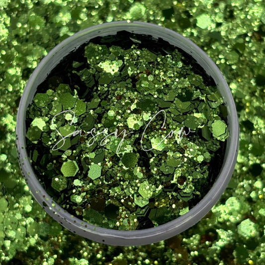 EVERGREEN -Chunky Metallic Glitter Mix