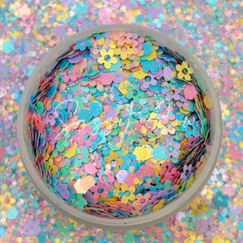 FLORA - Chunky Pearl Matte Glitter Mix