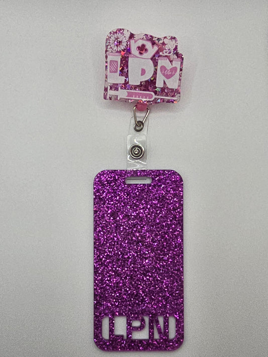 LPN Badge Reel with Badge Buddy