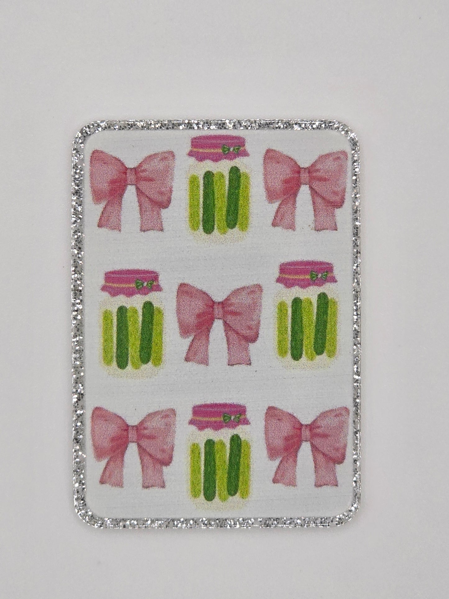 Pickle Jar with Bows