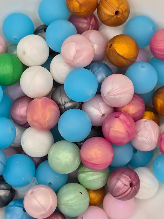 Mable's Marble Silicone Bead Mix