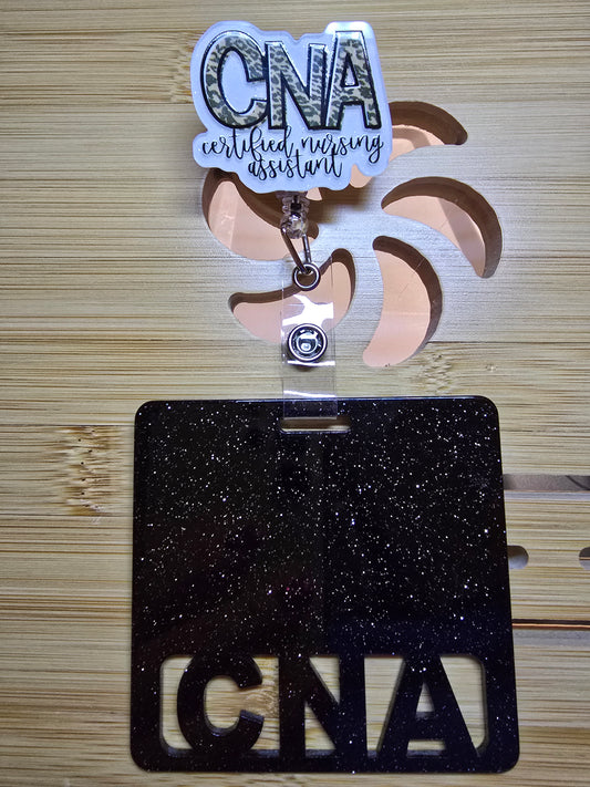 CNA Badge Reel with Square Badge Buddy