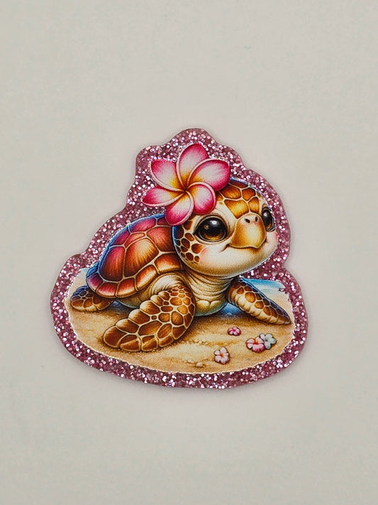 Turtle with Flower