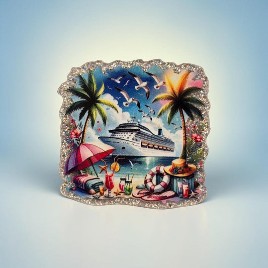 Cruise Ship Acrylic Flatback