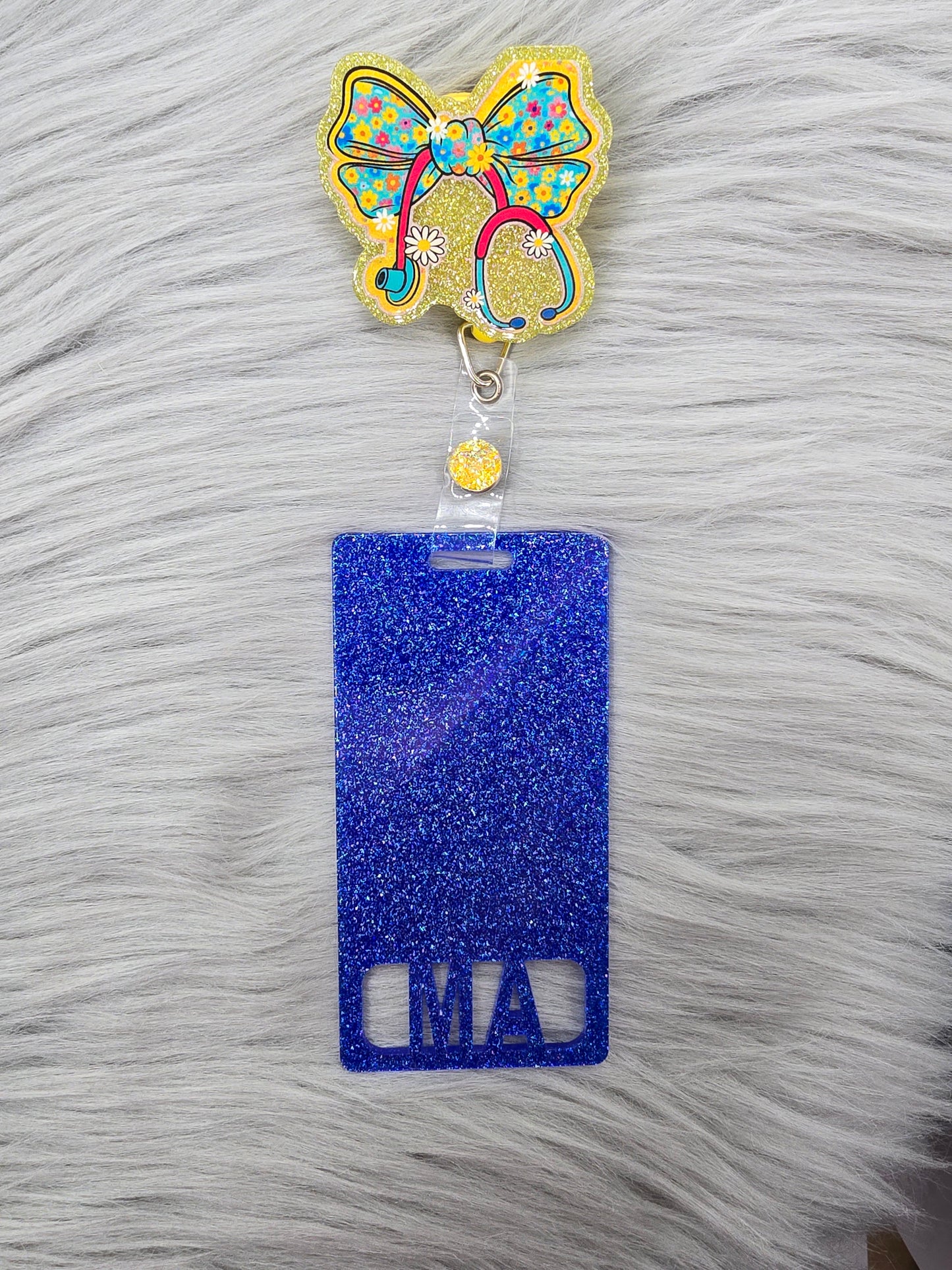Medical Assistant Badge Reel with Badge Buddy