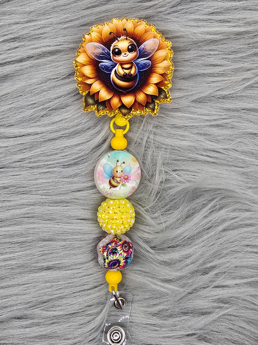 Bee Badge Reel