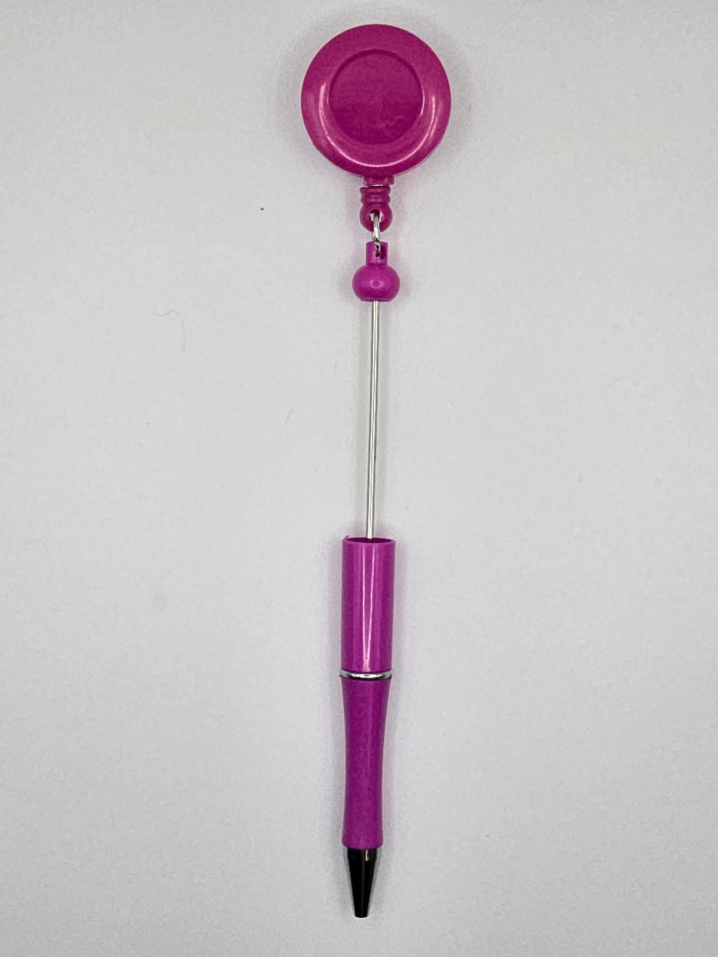 Badge Reel Pens-Beadable