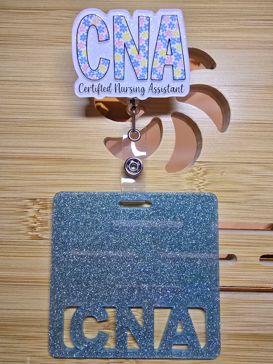 CNA Badge Reel with Long Badge Buddy