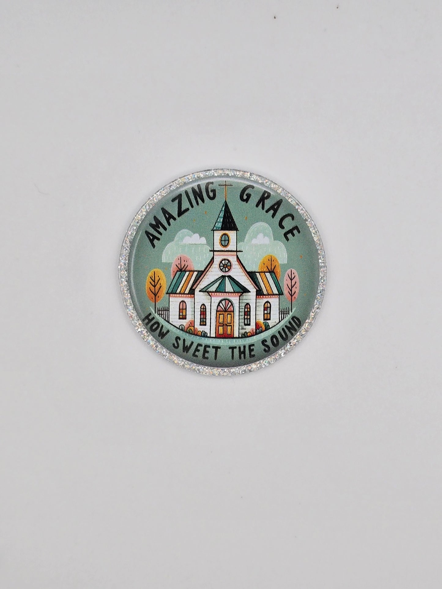 Amazing Grace How Sweet The Sounds Acrylic Flatback