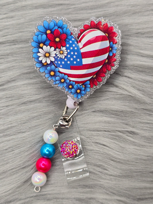 4th of July Badge Reel