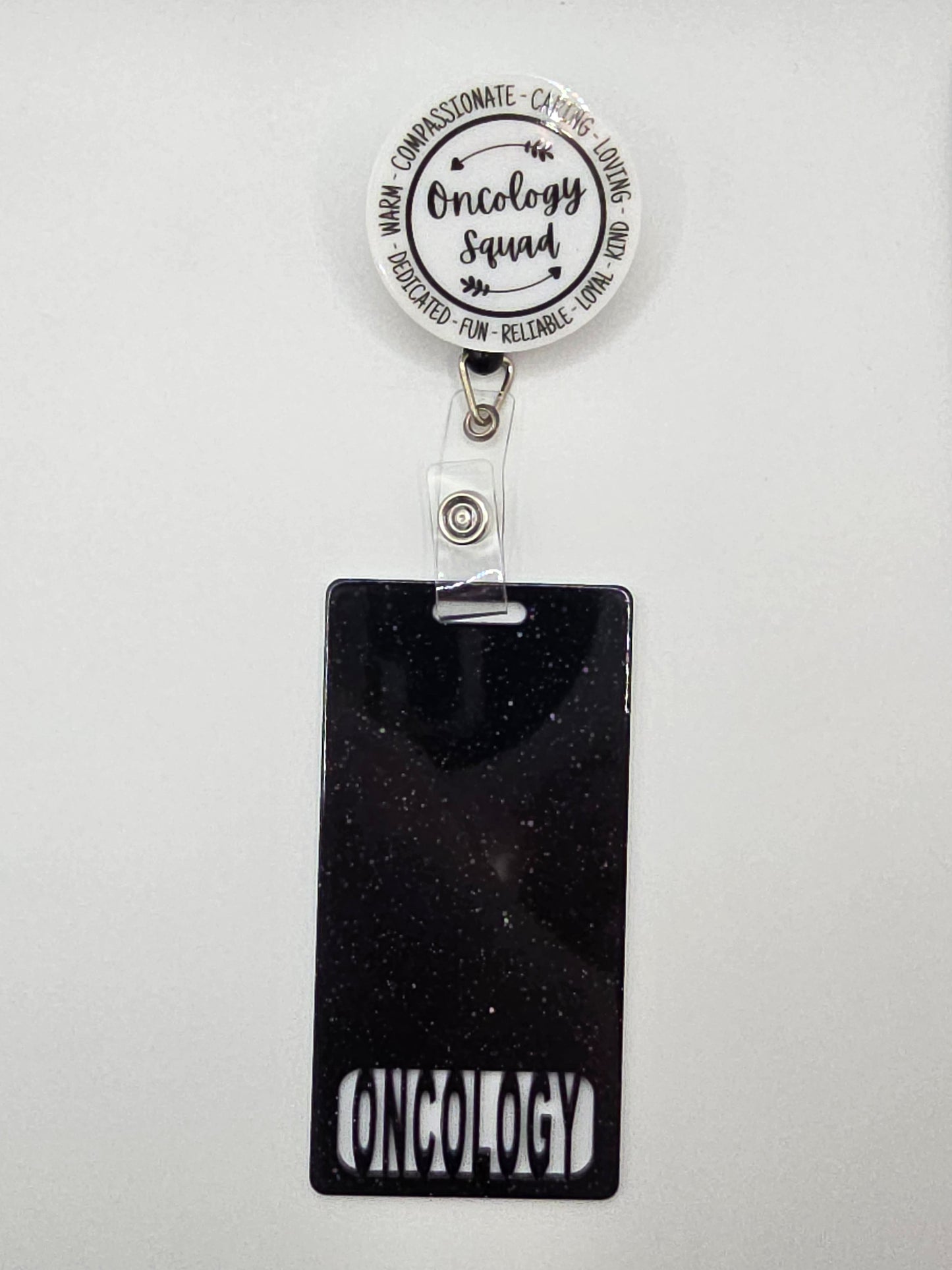 Oncology Badge Reel with Badge Buddy