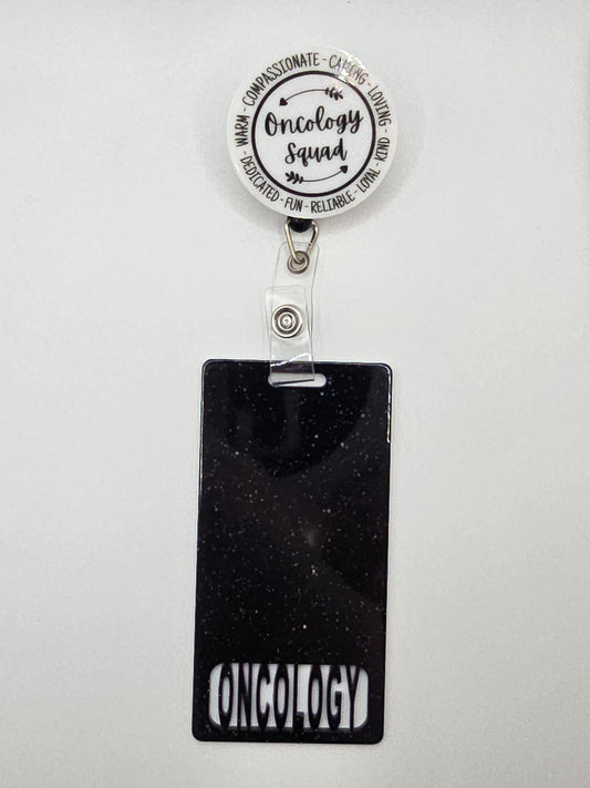 Oncology Badge Reel with Badge Buddy