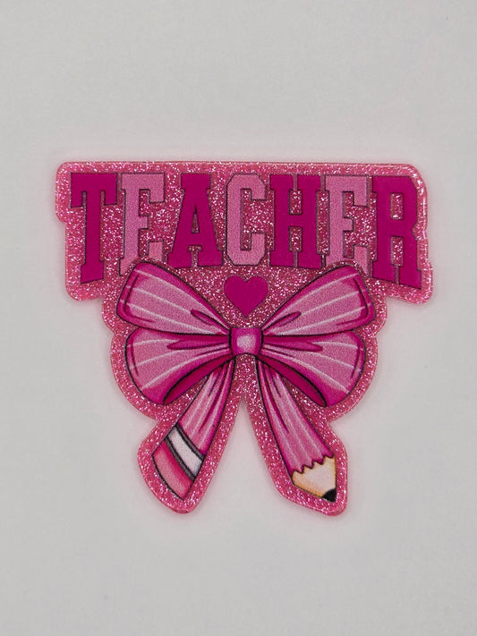 Teacher Pencil Bow