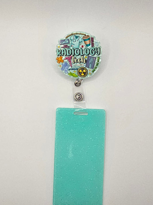 Radiology Badge Reel with Badge Buddy