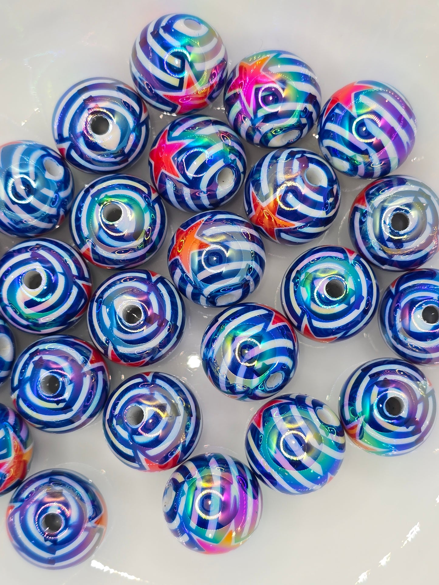 Patriotic Bead Mixes (25ct)