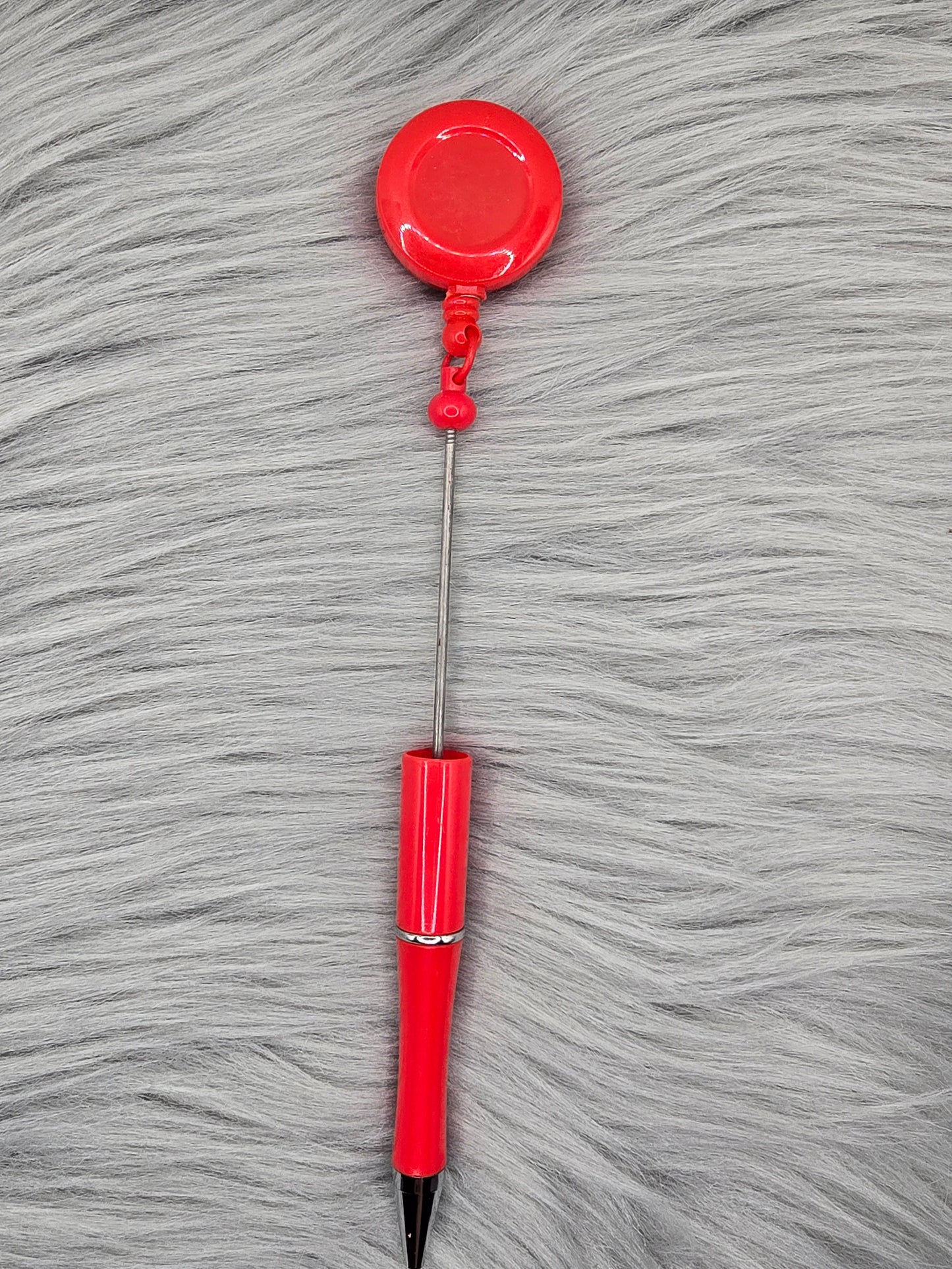 Badge Reel Pens-Beadable