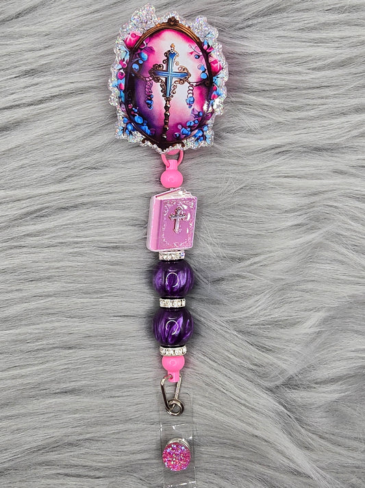 Cross Badge Reel