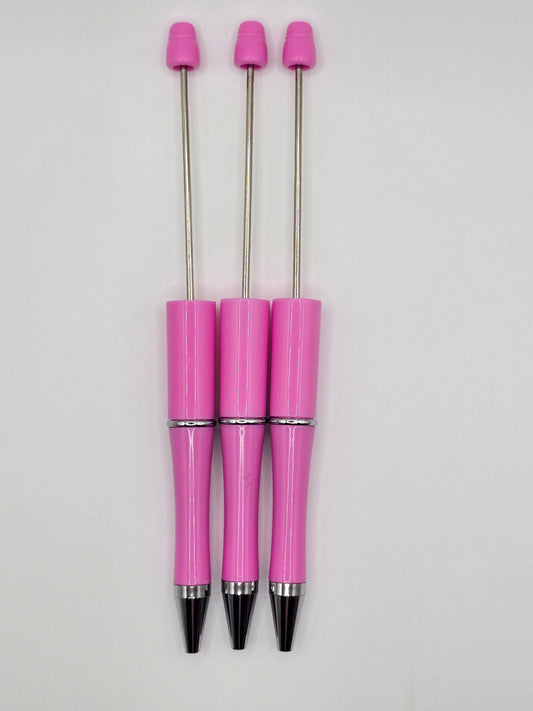 Pink Beadable Pens