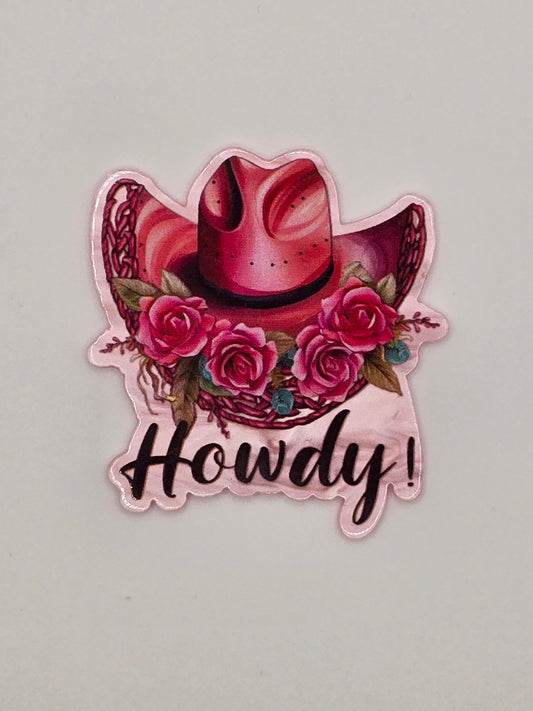 Howdy pink hat