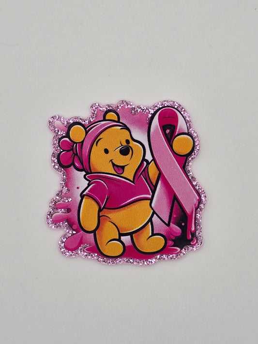 Pooh with Pink Ribbon