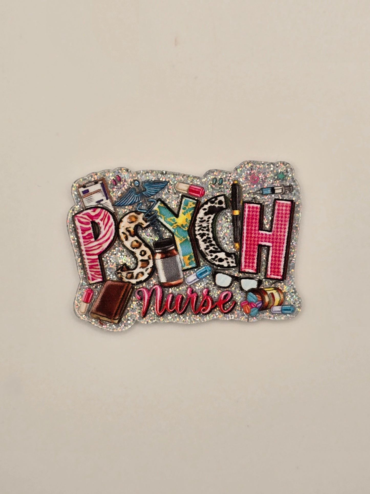 Psych Nurse Acrylic Flatback