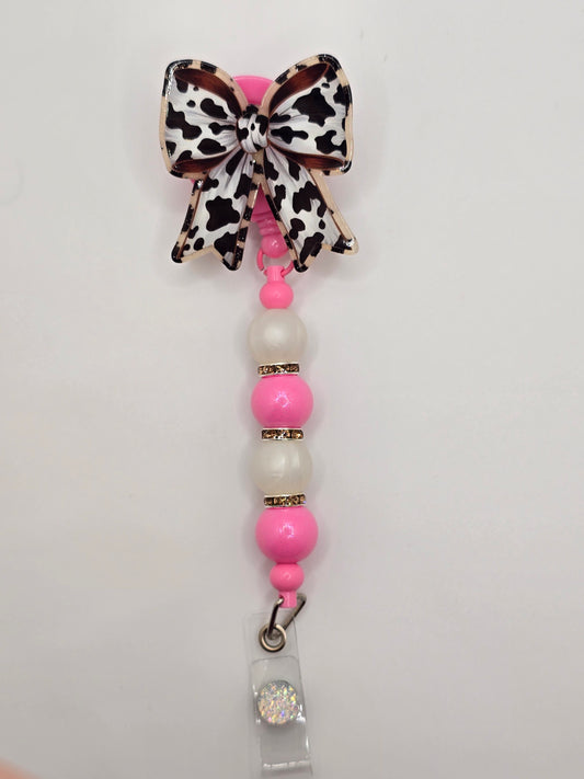 Cow Bow Badge Reel