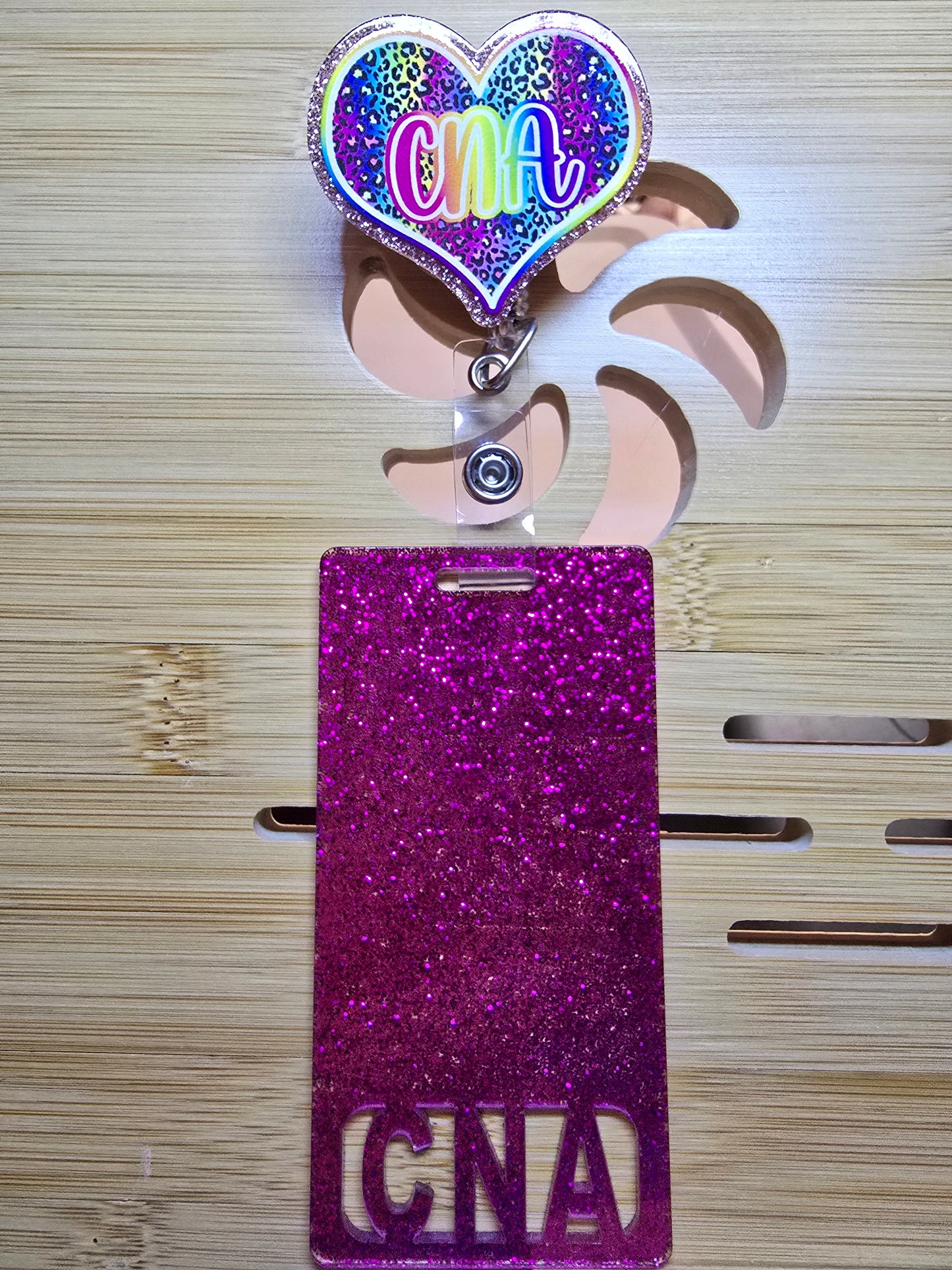 CNA Badge Reel with Long Badge Buddy