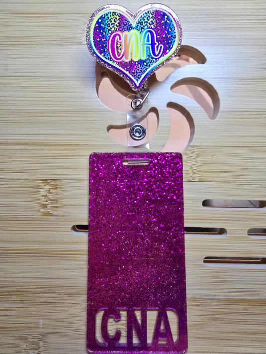 CNA Badge Reel with Long Badge Buddy