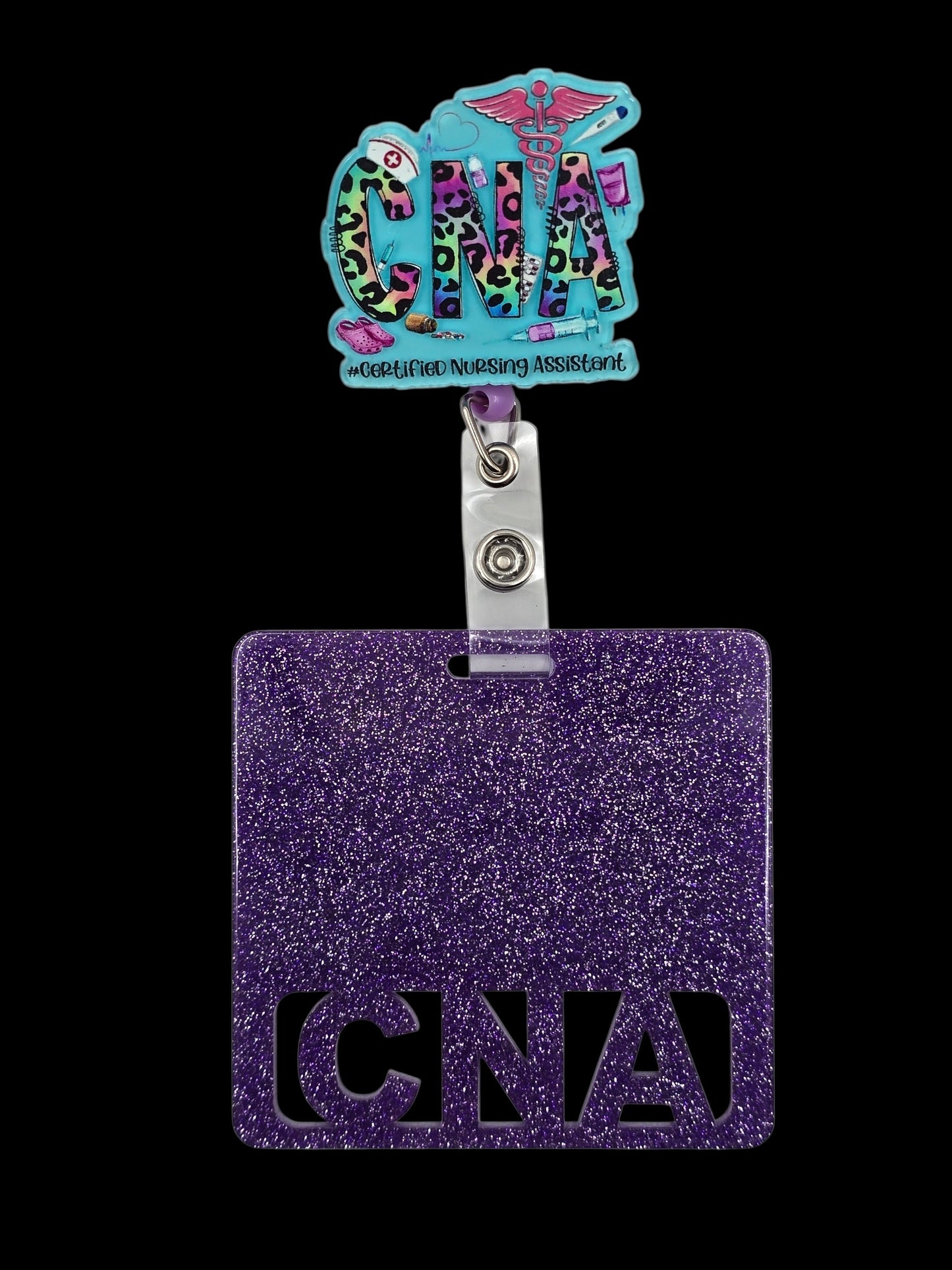 CNA Badge Reel with Square Badge Buddy