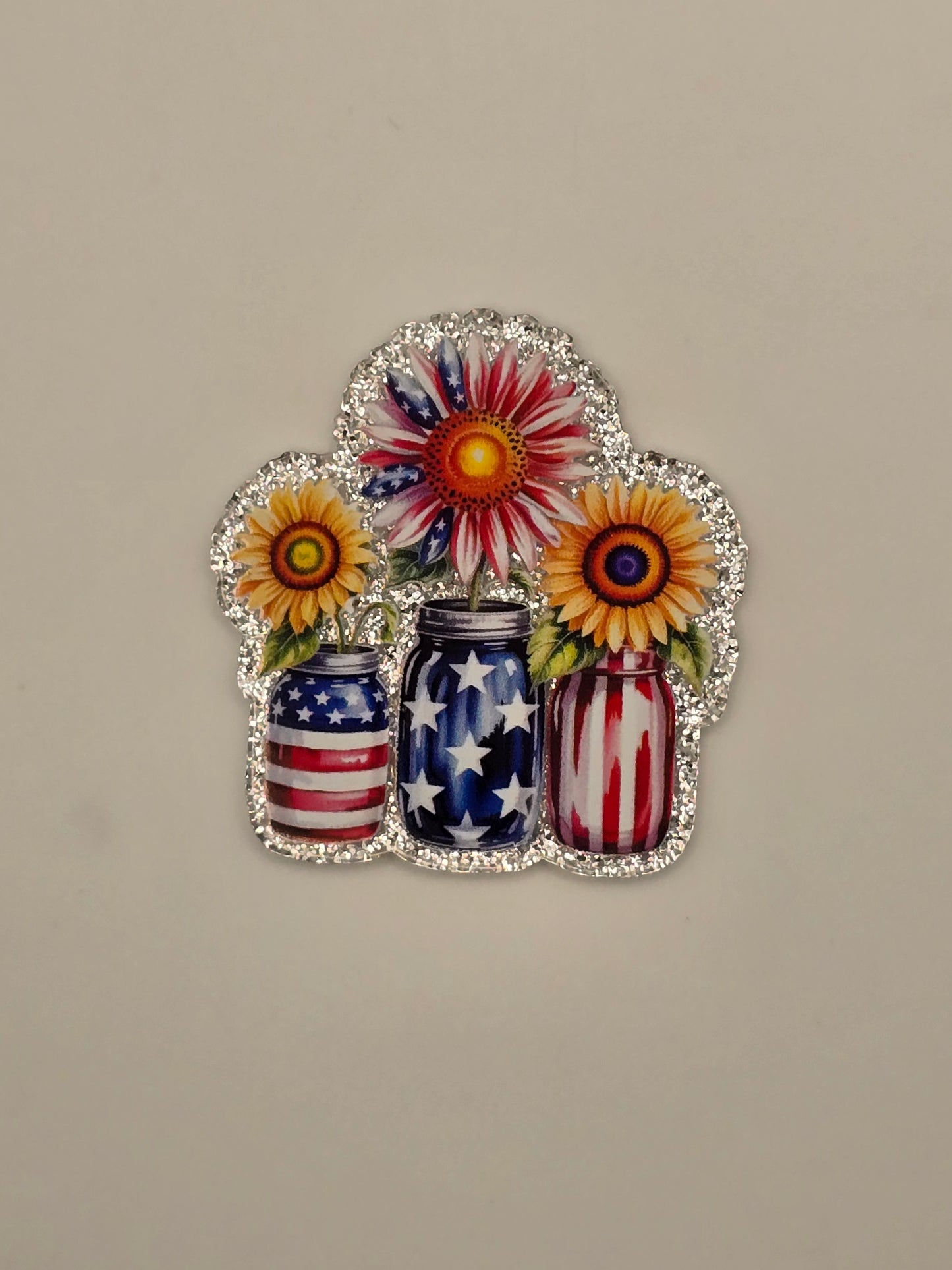 America Mason Jars Acrylic Flatback
