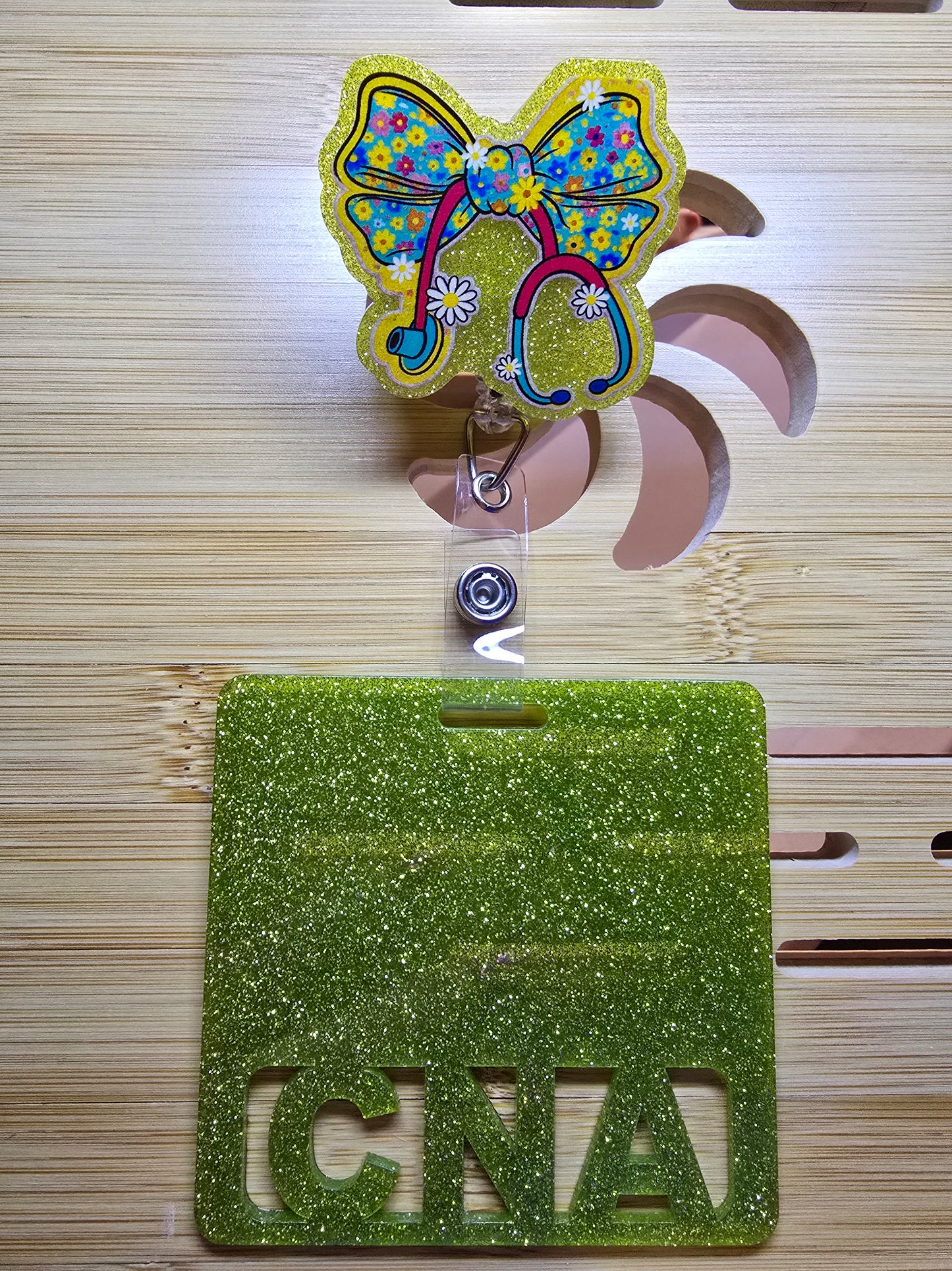 CNA Badge Reel with Square Badge Buddy