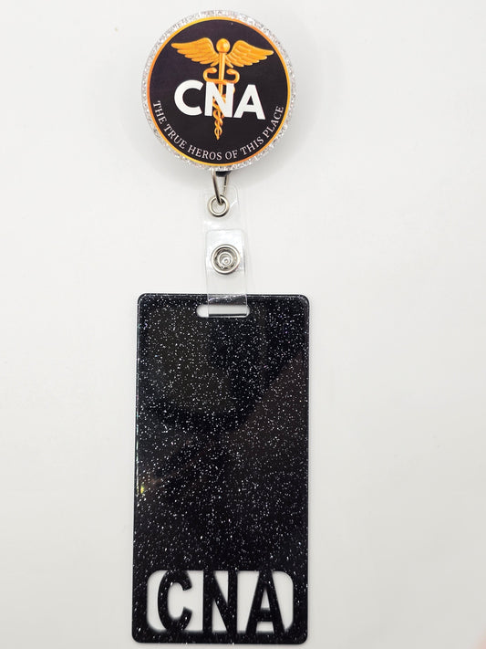 CNA Badge Reel With Badge Buddy